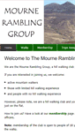 Mobile Screenshot of mourneramblers.org.uk